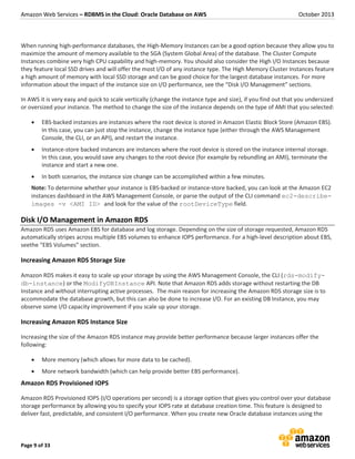 Aws rdbms oracle | PDF | Cloud Computing | Internet