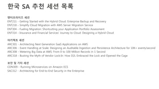 New! JKT 트랙 – Werner Vogels 특별대담
• 시간: 11월 30일(수) 오후 1시-2시
• 질문 및 투표: http://ask.creation.net/reinvent-vogels-ko/
• 기념 사진 촬영은 덤!
 