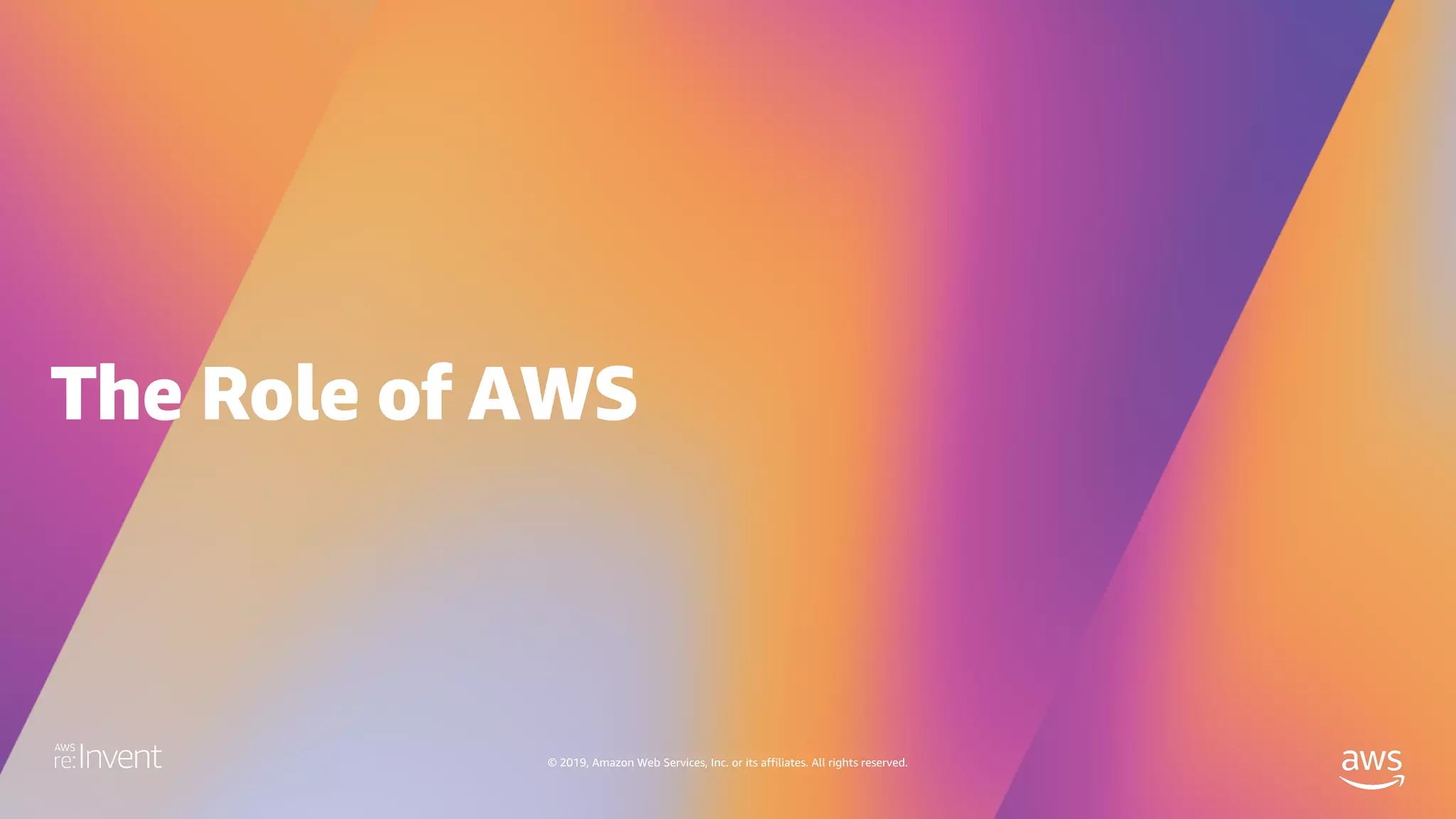 © 2019, Amazon Web Services, Inc. or its affiliates. All rights reserved.
 