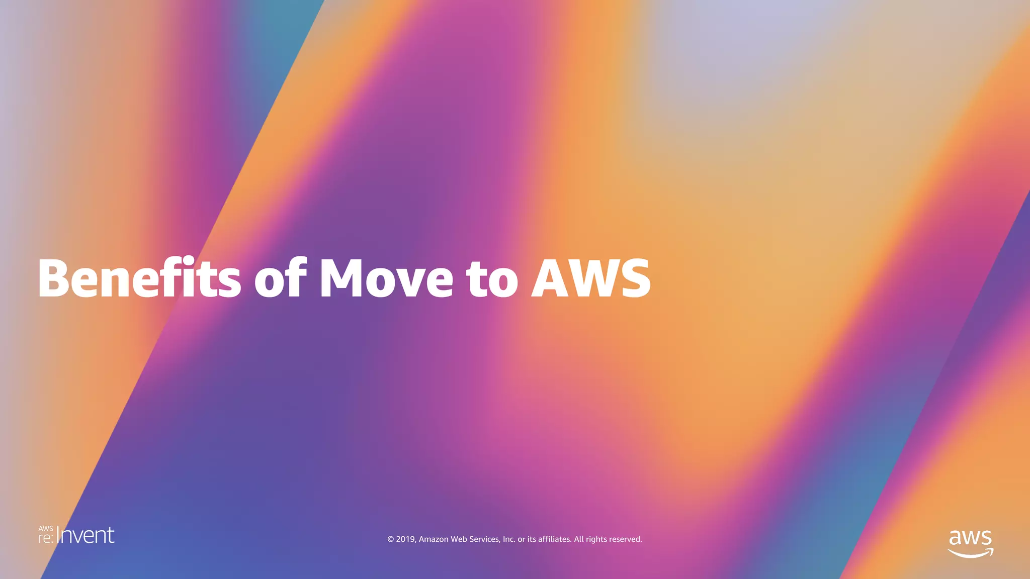 © 2019, Amazon Web Services, Inc. or its affiliates. All rights reserved.
 