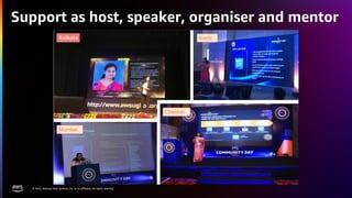 © 2022, Amazon Web Services, Inc. or its affiliates. All rights reserved.
Support as host, speaker, organiser and mentor
Kolkata
 