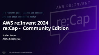 AWS reInvent reCap 2024 - Community Edition.pptx