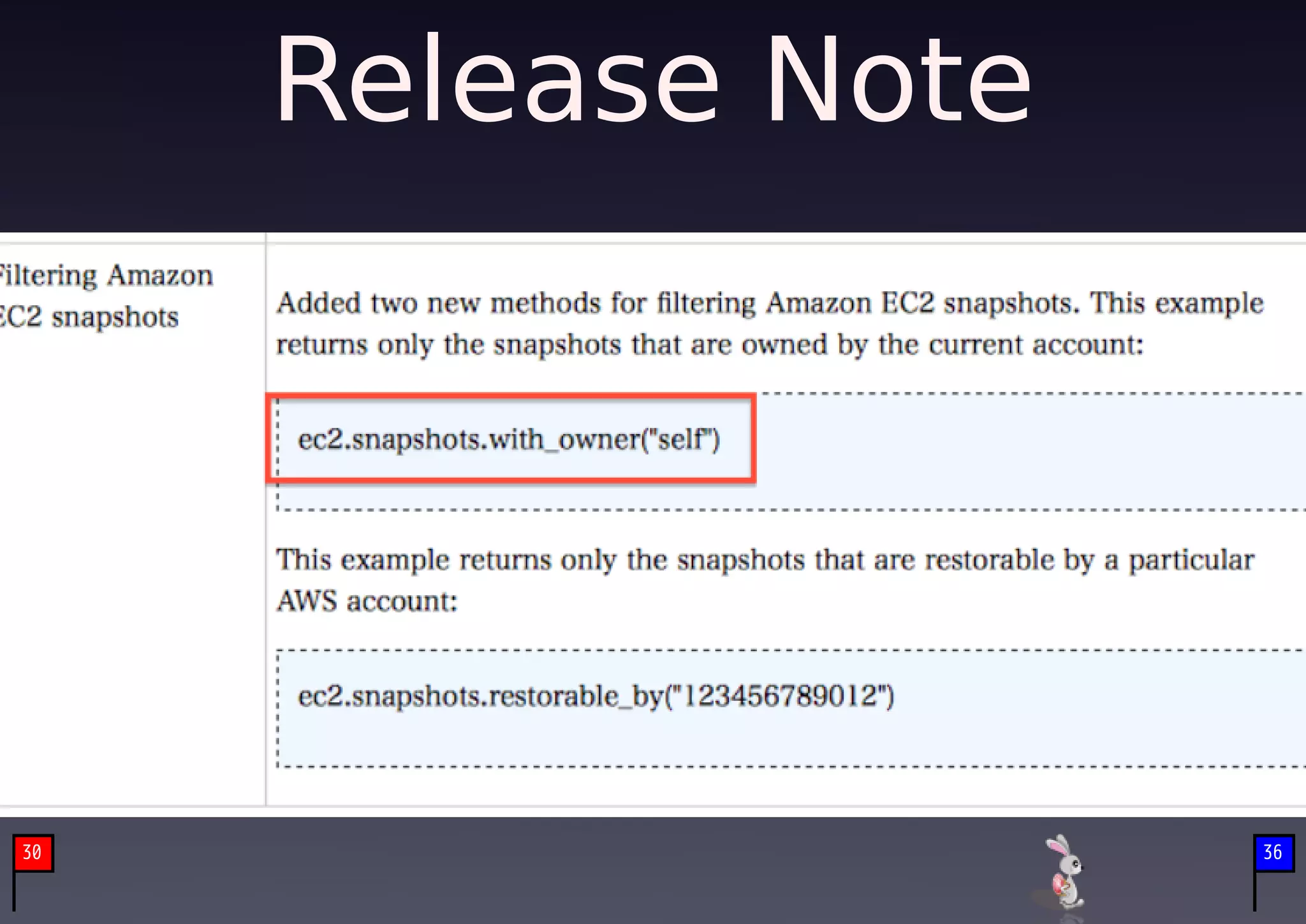 Release Note




30                  36
 