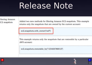 Release Note




30                  36
 