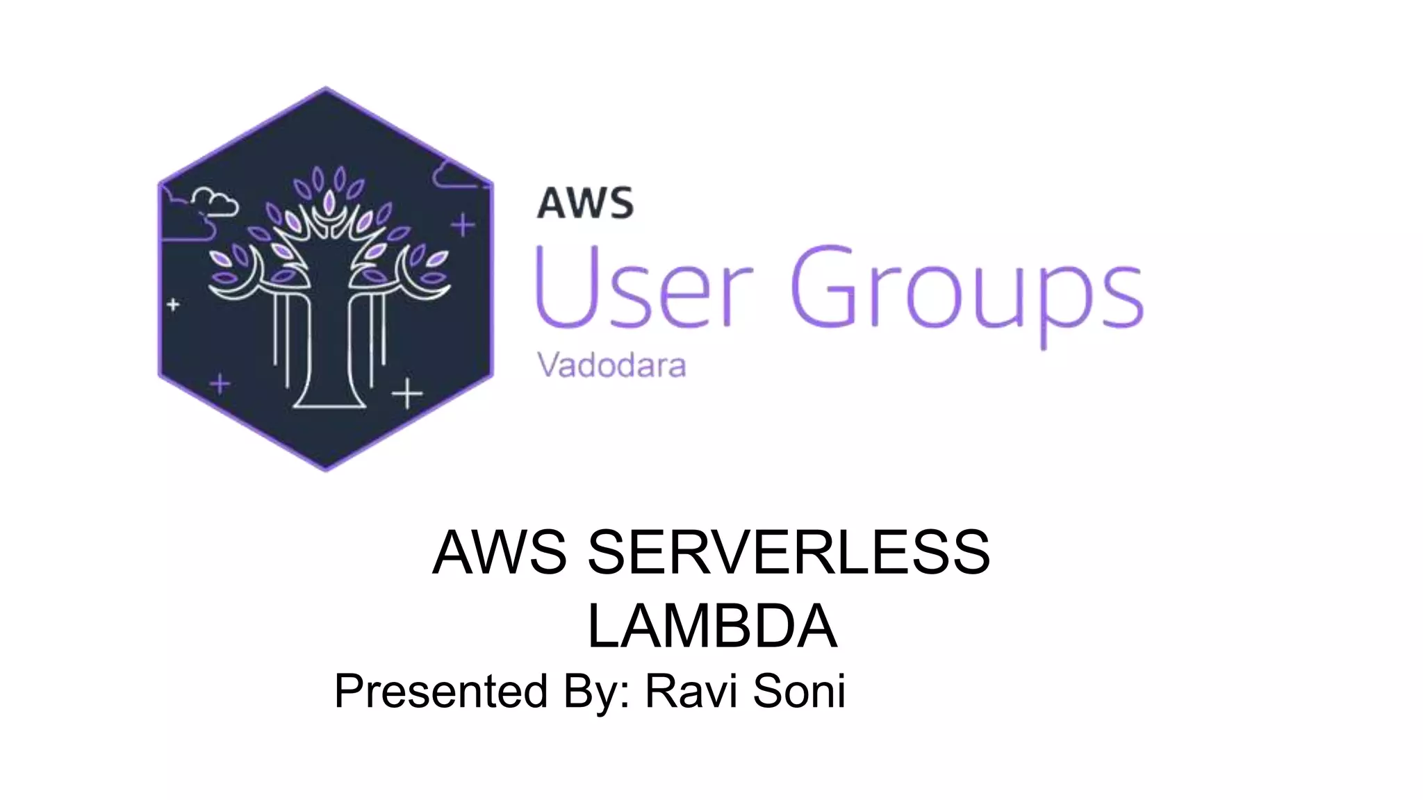 AWS Serverless with Lambda, ApiGateway | PPTX