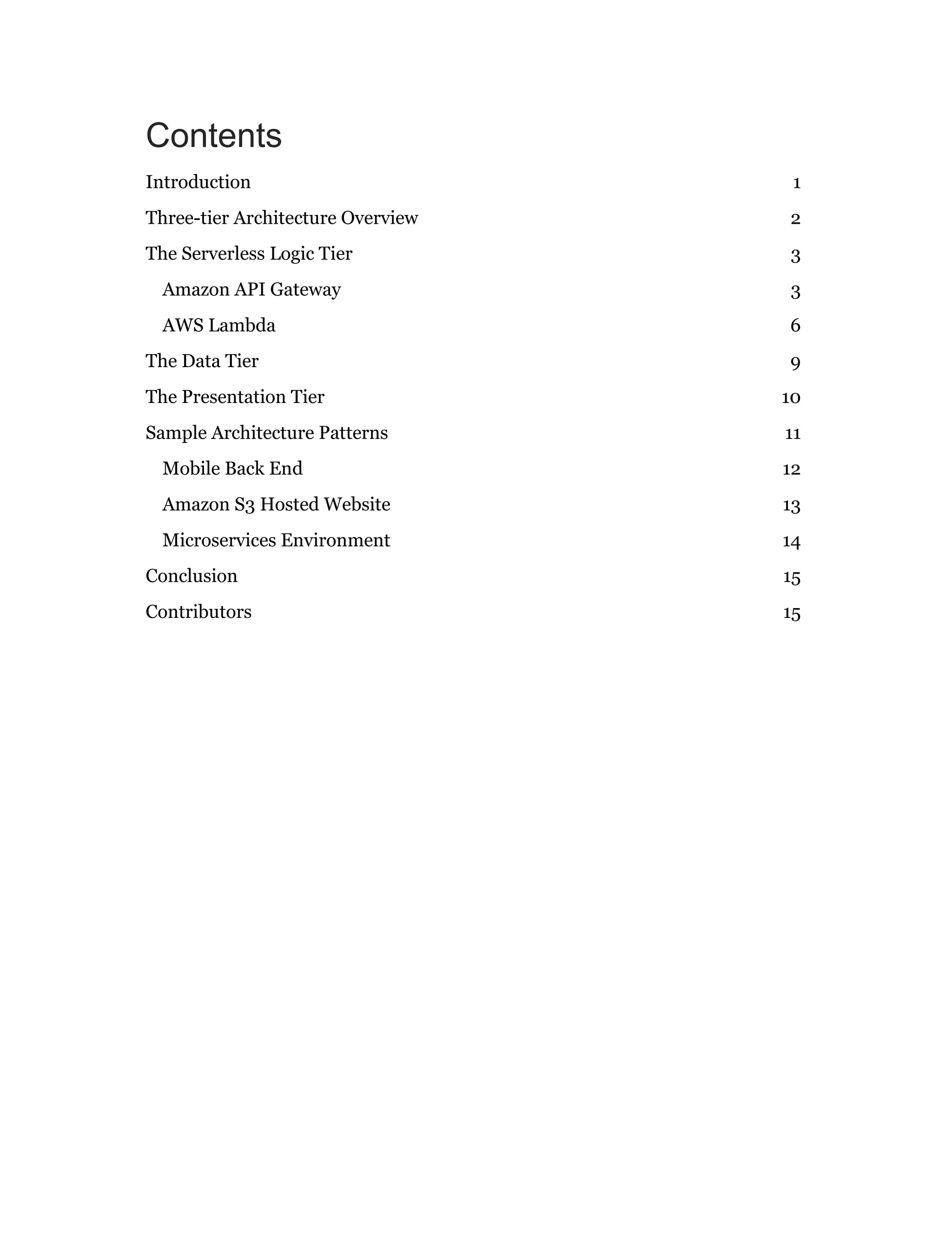 Aws serverless multi-tier_architectures | PDF