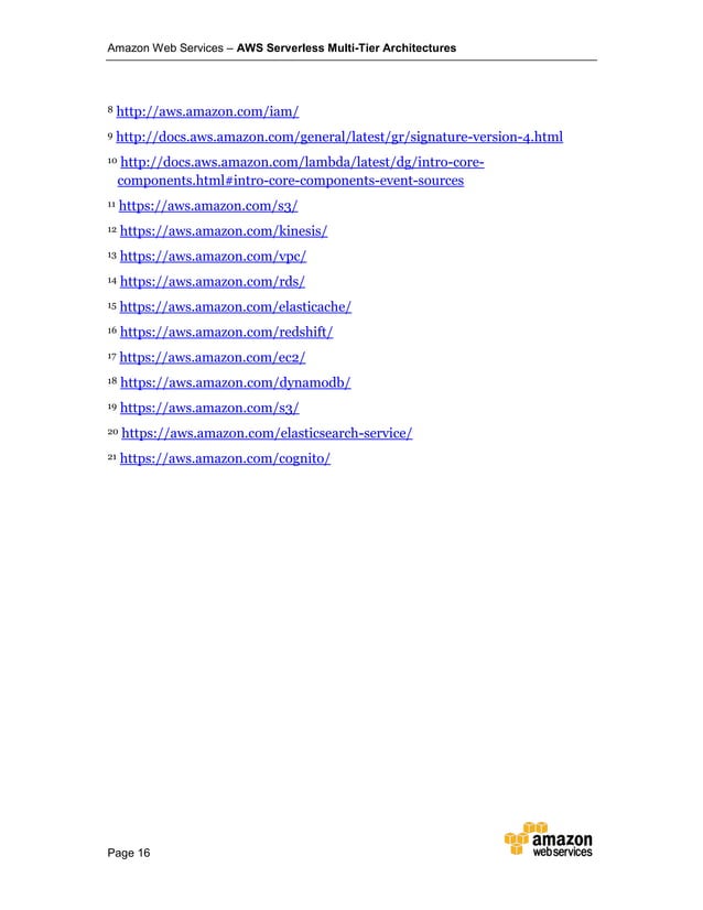 Aws serverless multi-tier_architectures | PDF