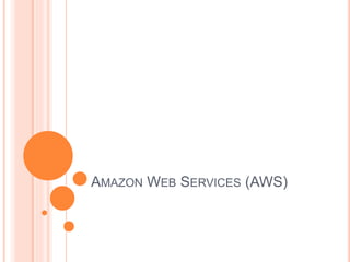 AMAZON WEB SERVICES (AWS) 
 
