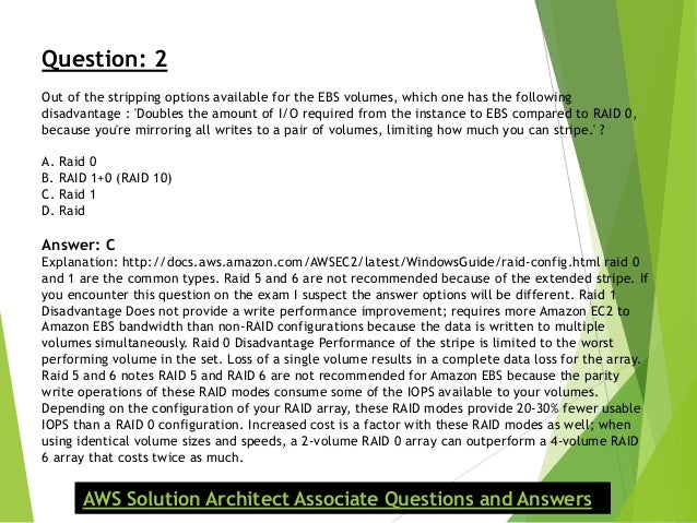 Valid AWS Solution Architect Associate Exam Dumps - AWS ...