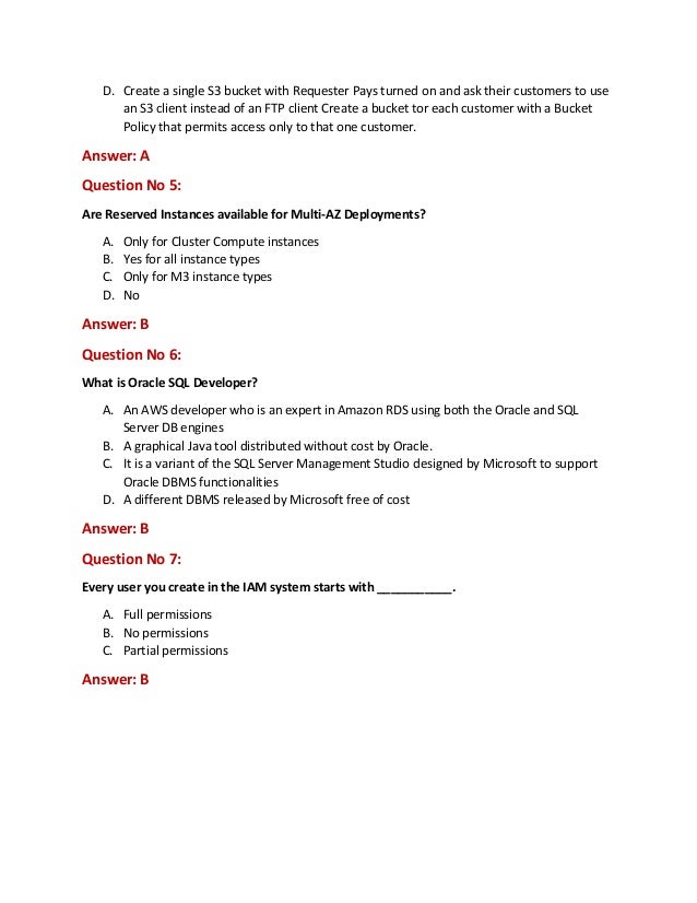 AWS-Solutions-Associate Valid Exam Answers