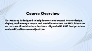 AWS Solutions Architect Certification Training | PDF
