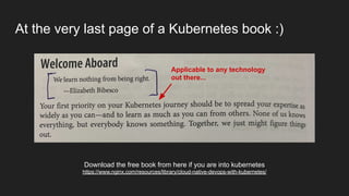 At the very last page of a Kubernetes book :)
Download the free book from here if you are into kubernetes
https://www.nginx.com/resources/library/cloud-native-devops-with-kubernetes/
Applicable to any technology
out there...
 