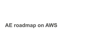 AE roadmap on AWS
 
