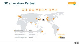 DX / Location Partner
국내 유일 로케이션 파트너
 