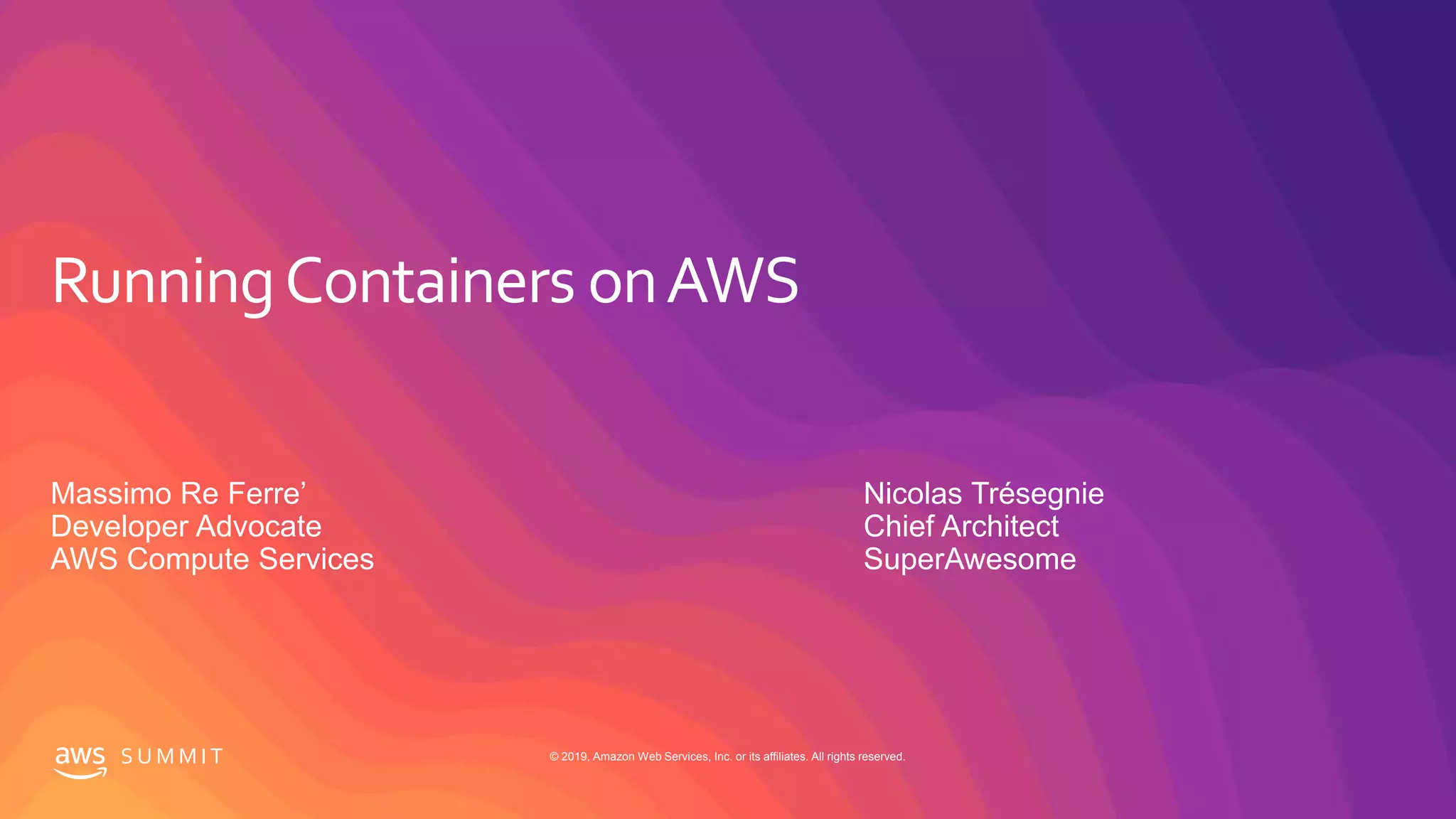 AWS Summit London 2019 Containers on AWS PPT