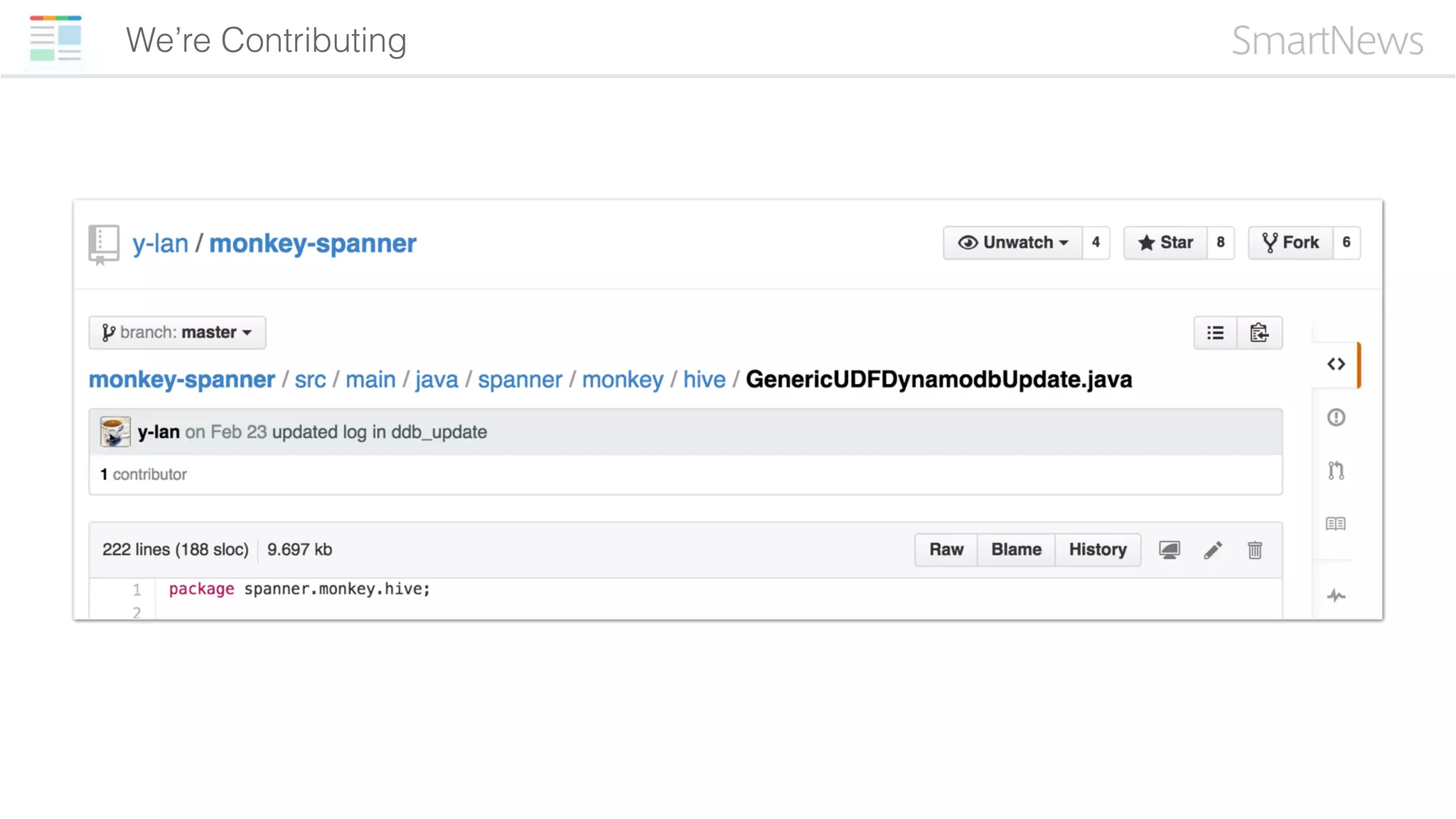 We’re Contributing
 