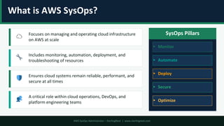 AWS SysOps Best Practices for Cloud Operations | PDF