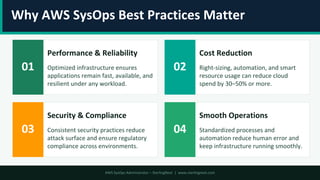 AWS SysOps Best Practices for Cloud Operations | PDF