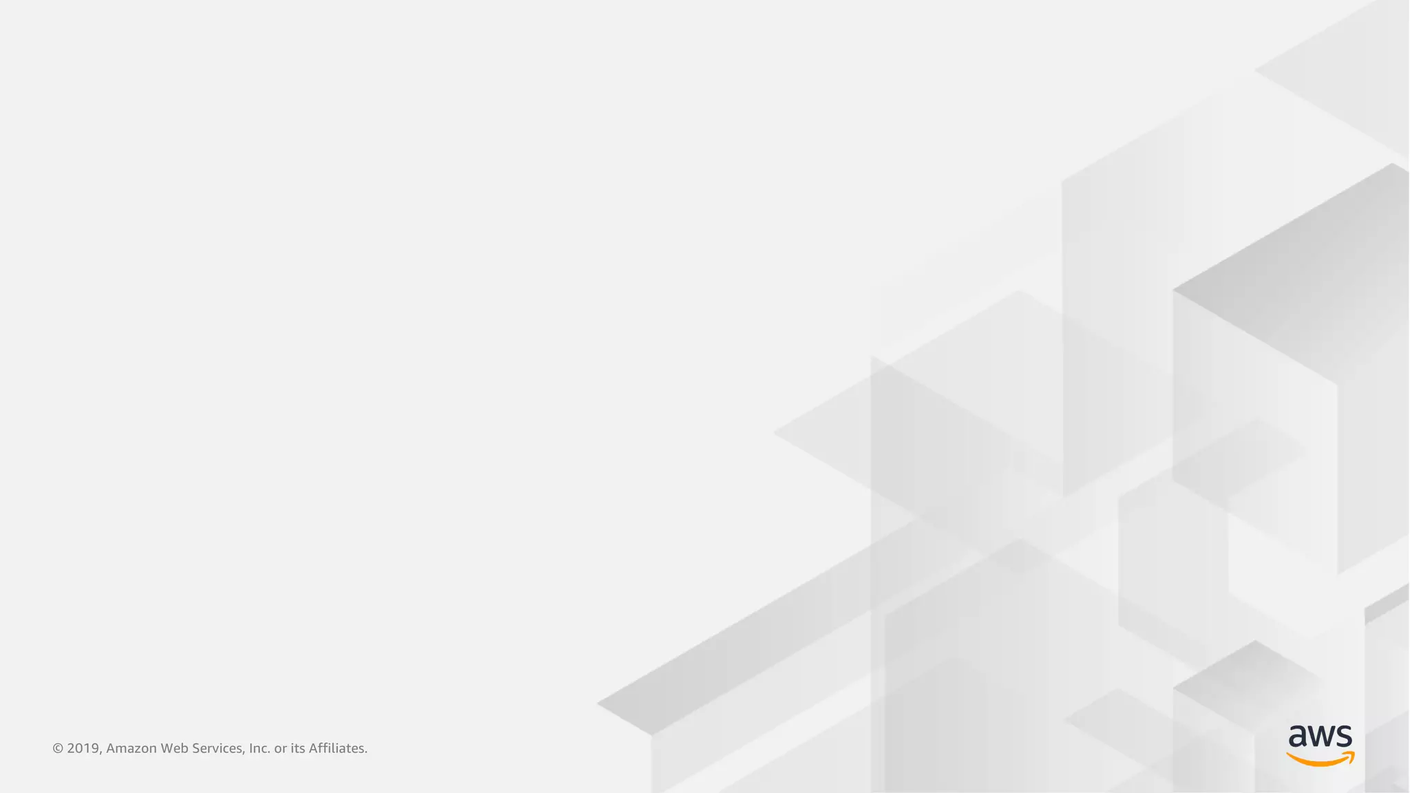 © 2019, Amazon Web Services, Inc. or its Affiliates.© 2019, Amazon Web Services, Inc. or its Affiliates.
 