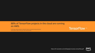 © 2017, Amazon Web Services, Inc. or its Affiliates. All rights reserved.
https://d1.awsstatic.com/whitepapers/nucleus-tensorflow.pdf
 