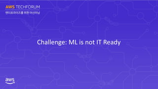 Challenge: ML is not IT Ready
 