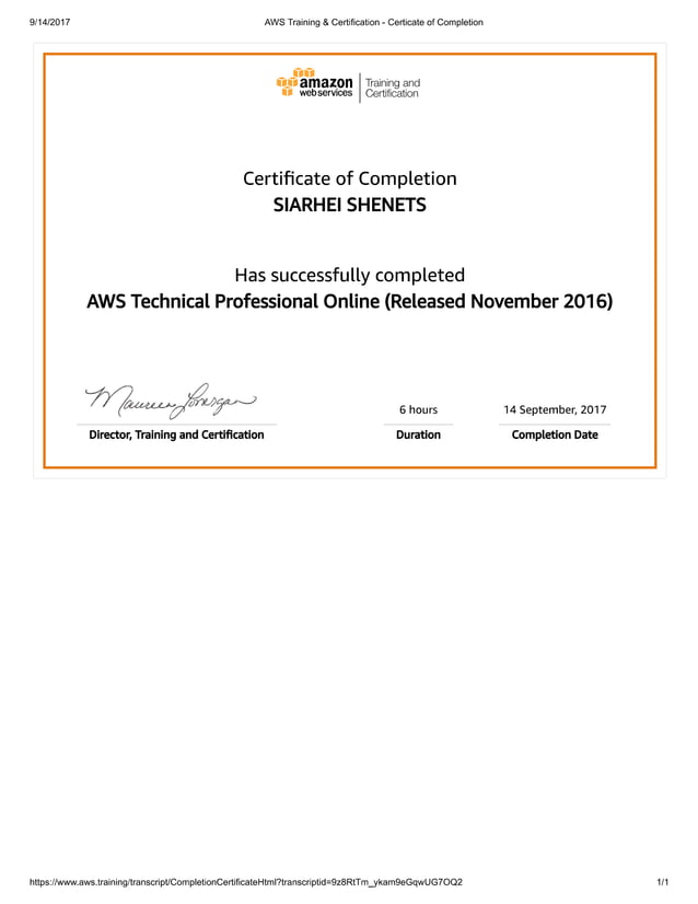 Aws technical professional online pdf