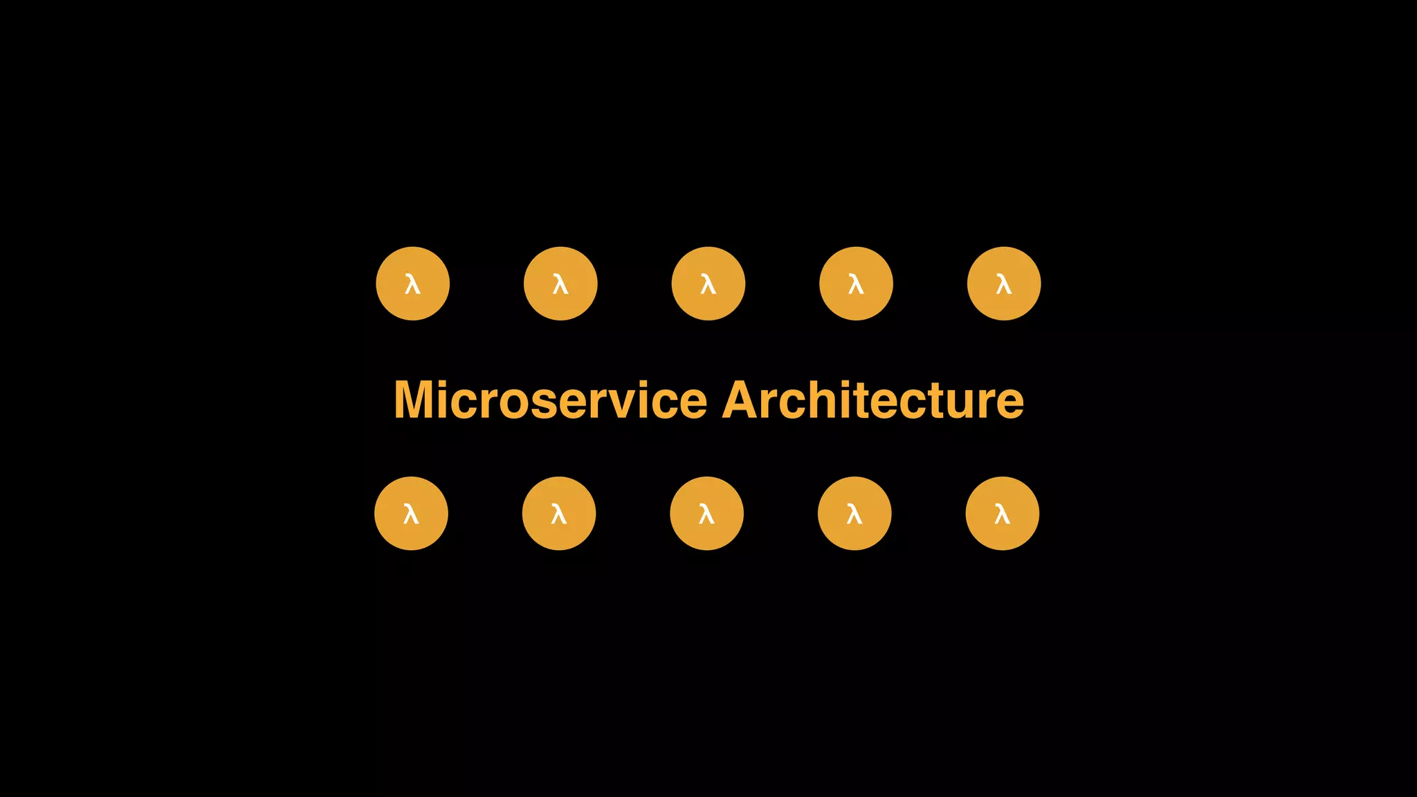 Microservice Architecture λλ λλ λλ λλ λ λ 