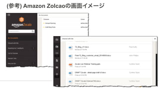 (参考) Amazon Zolcaoの画面イメージ
 