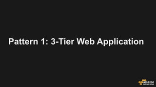 Pattern 1: 3-Tier Web Application
 
