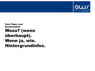 Paper vs. Wirtschaft
    Paper
       Wissenschaftlich
       Publikationspunkte
       Anerkennung Community
       Patentbasis



    Wirtschaftliche Relevanz
       Patentierbarkeit
       Lizenzierung
       Startup
       Überprüfung der Verwertbarkeit
       wie?



3
 