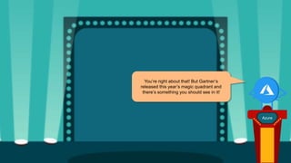 Azure
You’re right about that! But Gartner’s
released this year’s magic quadrant and
there’s something you should see in it!
 
