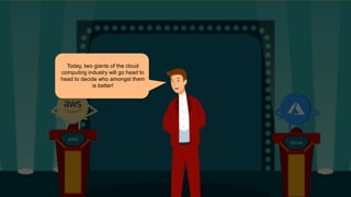 AWS
Azure
Today, two giants of the cloud
computing industry will go head to
head to decide who amongst them
is better!
 