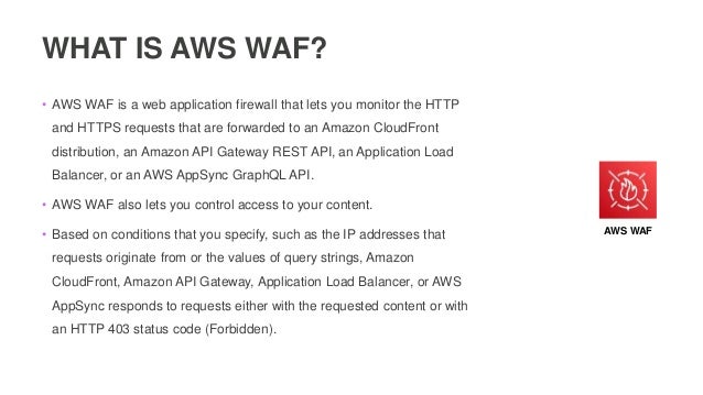 AWS WAF adds support for Captcha | PPTX