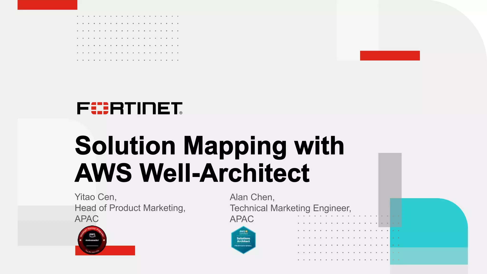 Yitao Cen,
Head of Product Marketing,
APAC
Alan Chen,
Technical Marketing Engineer,
APAC
 