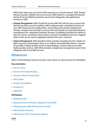 Aws well architected-framework | PDF