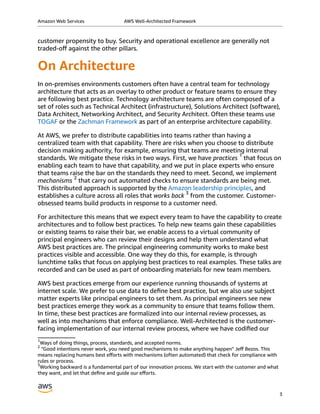 Aws well architected-framework | PDF