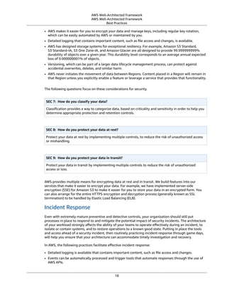 AWS Well-Architected Framework | PDF