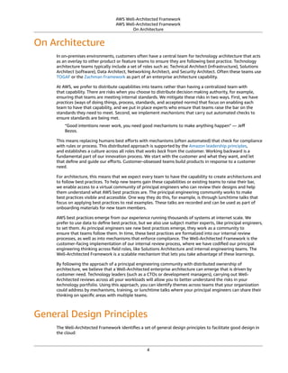 AWS Well-Architected Framework | PDF