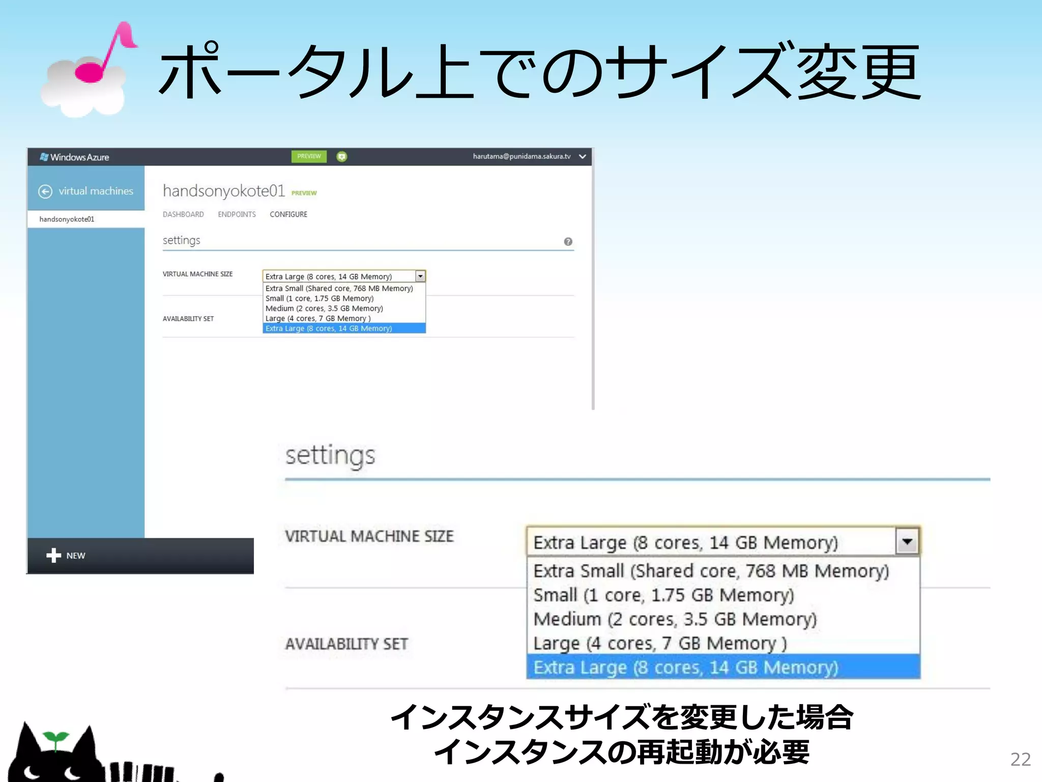 スナップショットの名前




              22
 