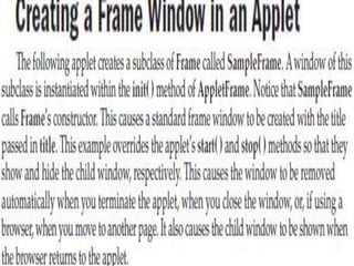 AWT controls, Listeners