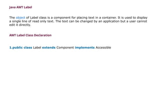 abstract windowing toolkit graphical user interface | PPTX