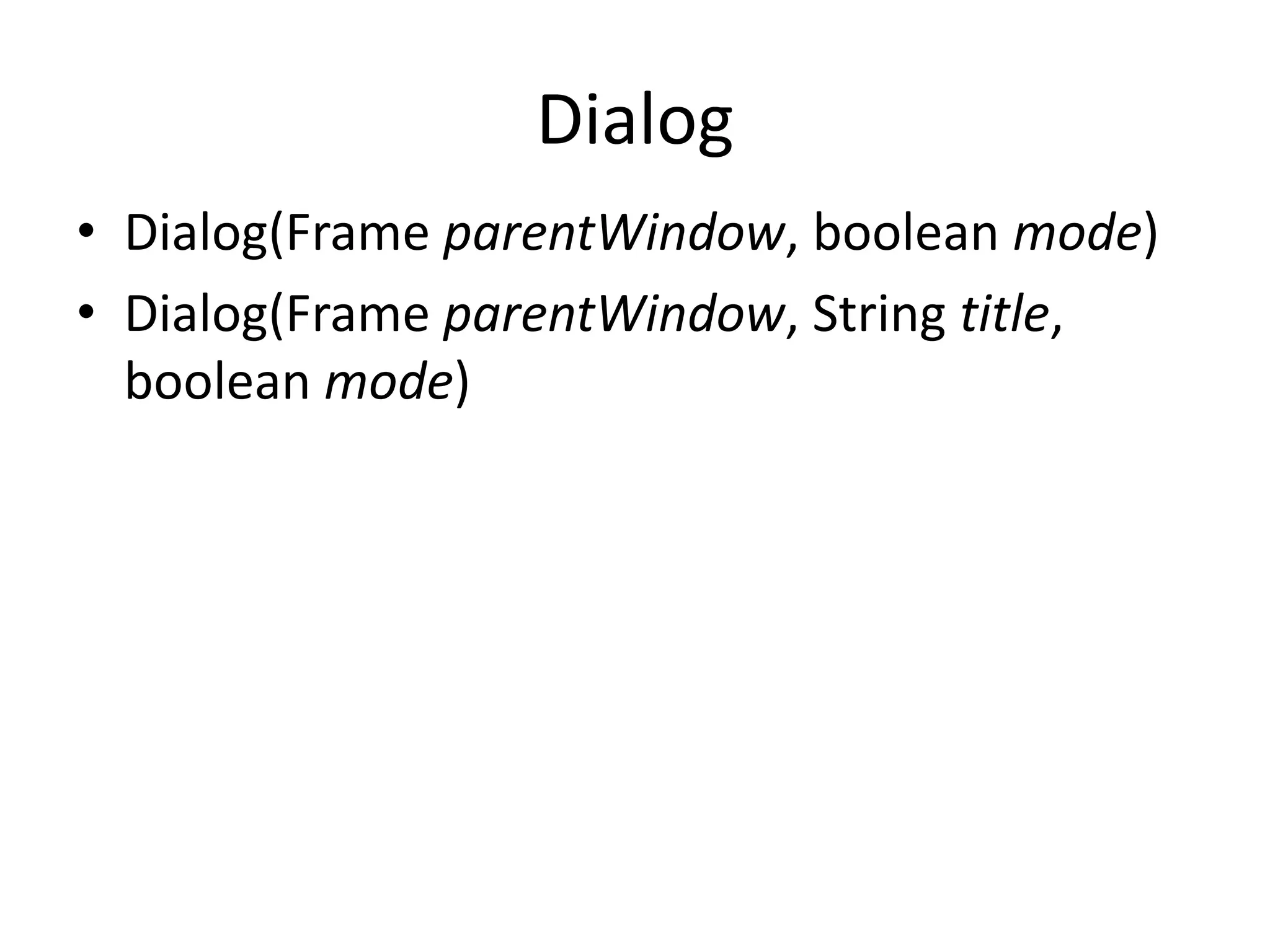 JAVA - AWT - controls Introduction .pptx