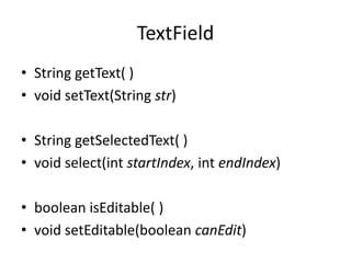 JAVA - AWT - controls Introduction .pptx