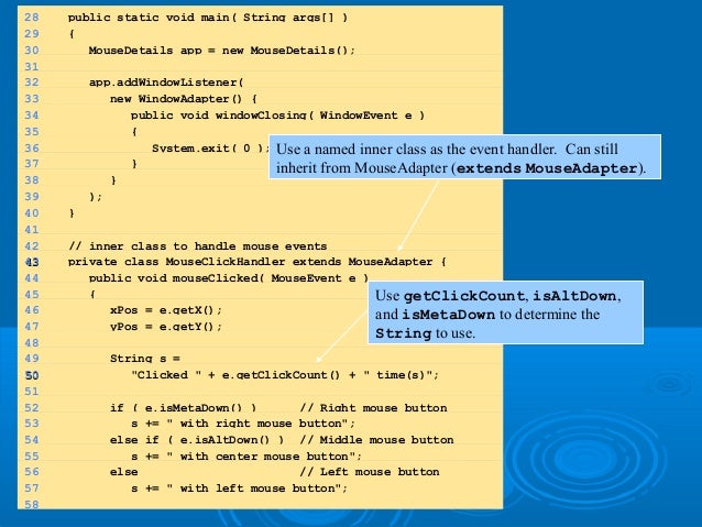 Awt and swing in java