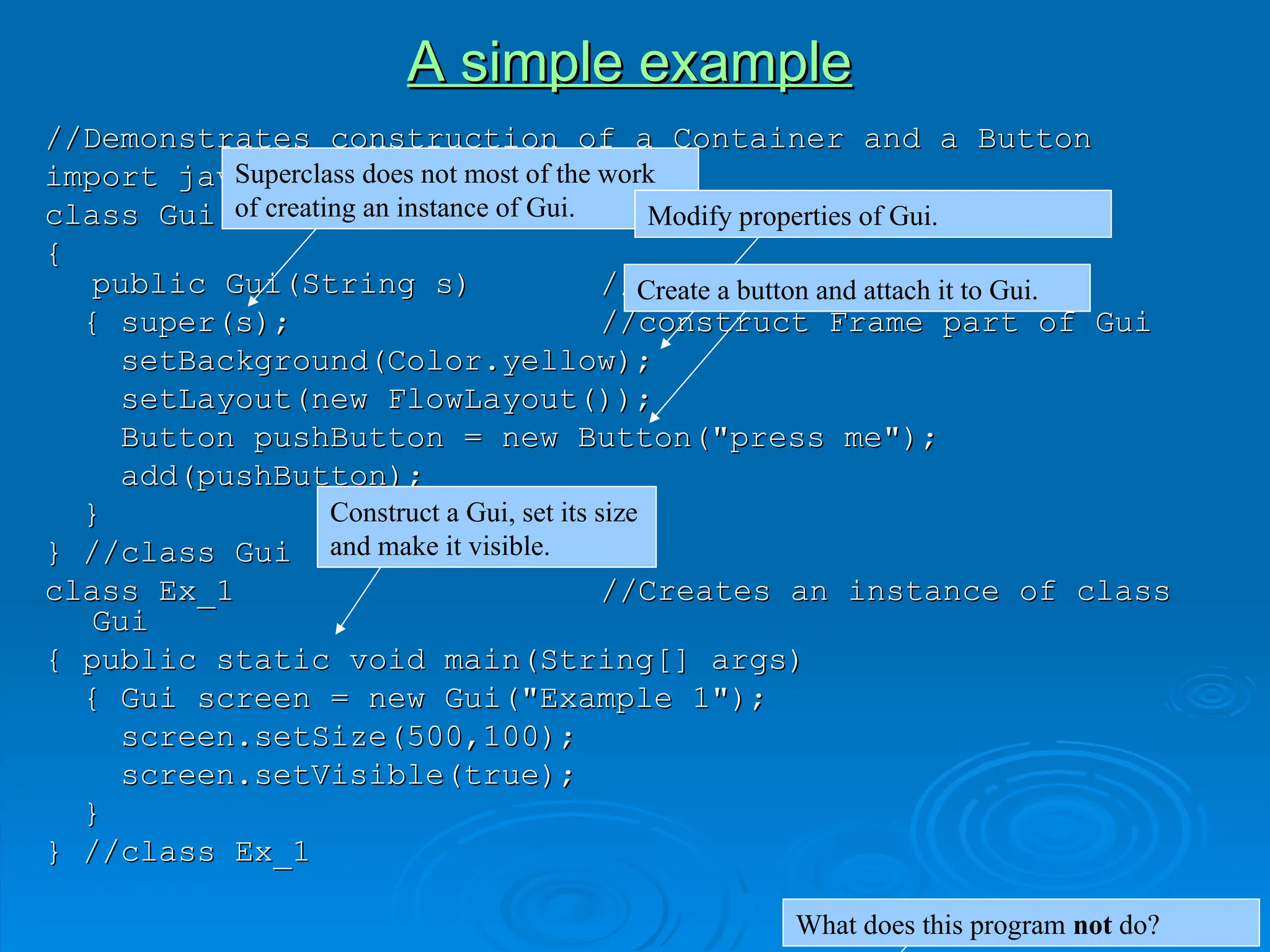 Abstract Window Toolkit and Swing Advanced Java | PPT