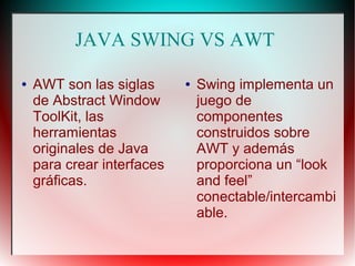 Awt y java swing | ODP