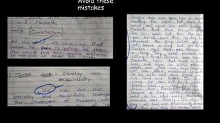 Avoid these
mistakes
 