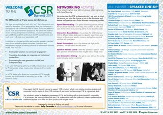 CSR Summit Dubai 2014 | PPT