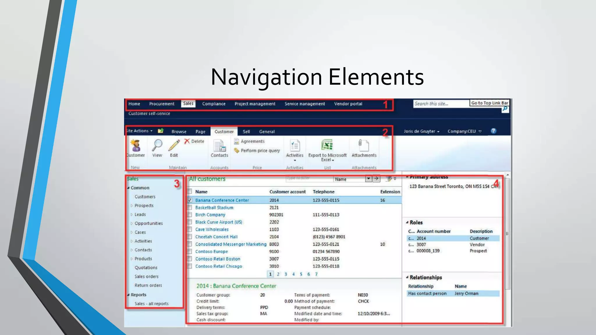 Navigation Elements
 