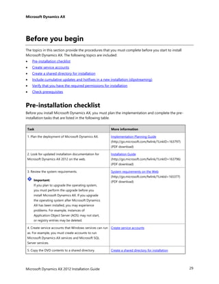 AX 2012 R3 Installation Guide | PDF